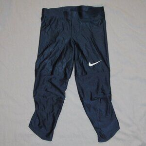 Nike Pro Elite Running Half Tights Blue Made In USA Olympic Size M Athlete